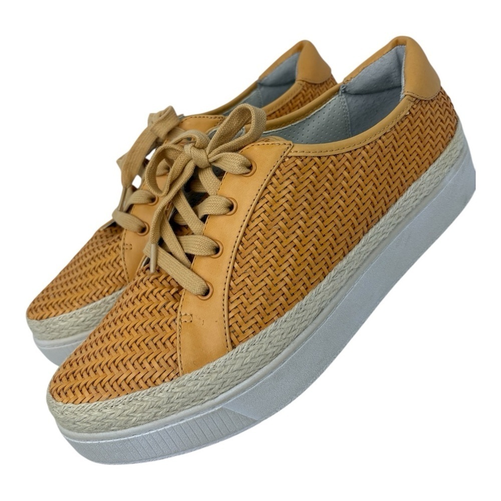 Franco Sarto Myria Platform Woven Sneakers – Size 9M - Picture 2 of 7